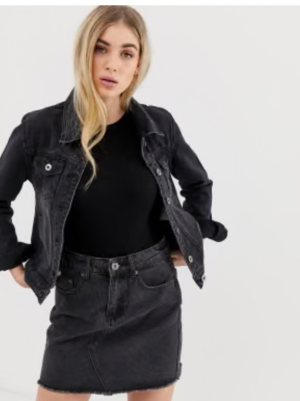 ASOS Black Denim Jacket
